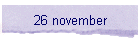 26 november