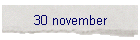 30 november