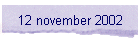 12 november 2002